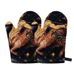 Watercolor Sagittarius Zodiac Sign Print Oven Mitts