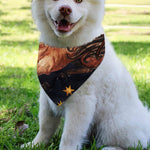Watercolor Sagittarius Zodiac Sign Print Over The Collar Dog Bandana