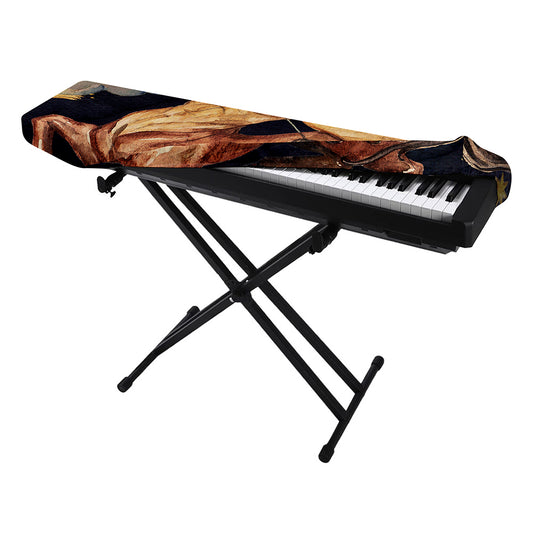 Watercolor Sagittarius Zodiac Sign Print Piano Keyboard Cover
