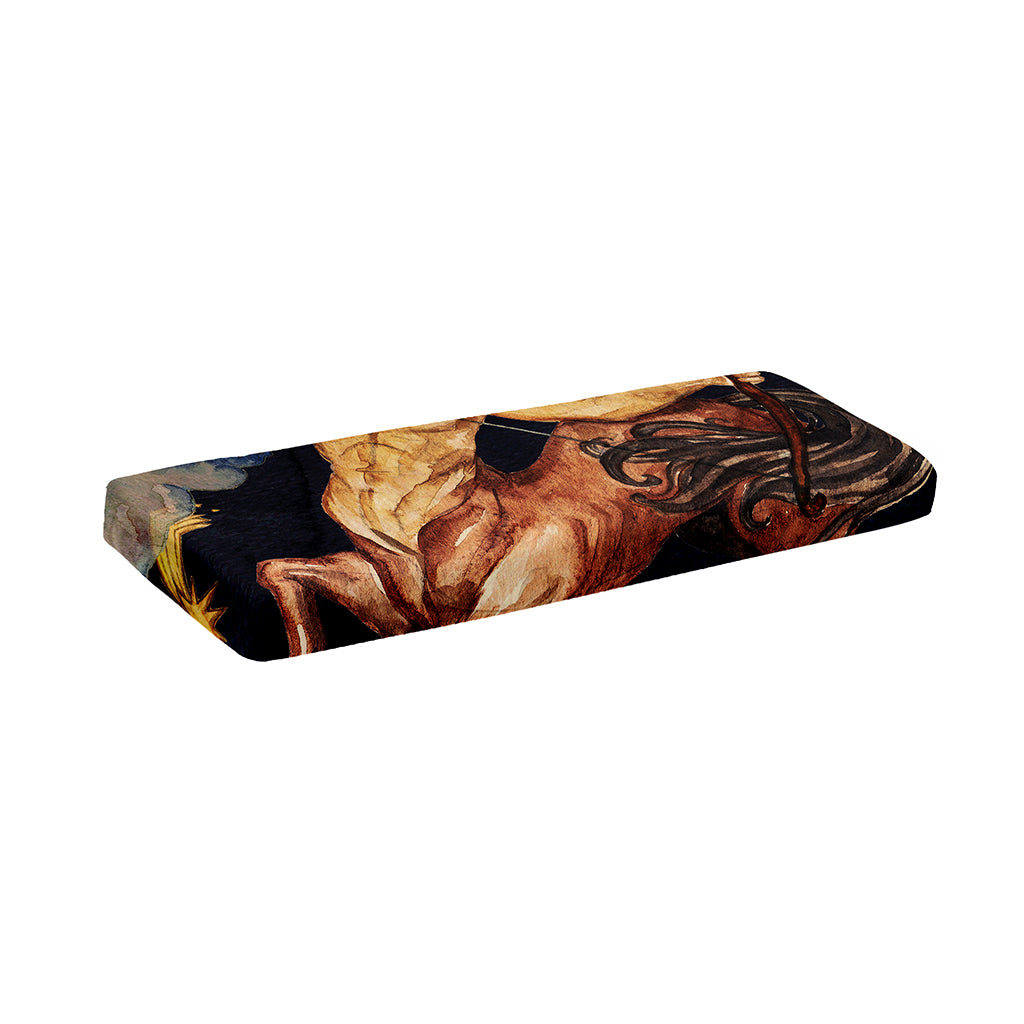 Watercolor Sagittarius Zodiac Sign Print Piano Keyboard Cover