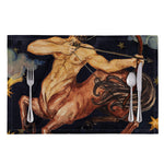 Watercolor Sagittarius Zodiac Sign Print Placemat