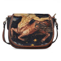 Watercolor Sagittarius Zodiac Sign Print Saddle Bag
