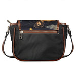 Watercolor Sagittarius Zodiac Sign Print Saddle Bag