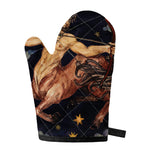 Watercolor Sagittarius Zodiac Sign Print Single Oven Mitt