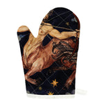 Watercolor Sagittarius Zodiac Sign Print Single Oven Mitt