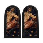 Watercolor Sagittarius Zodiac Sign Print Skillet Handle Cover