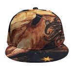 Watercolor Sagittarius Zodiac Sign Print Snapback Cap