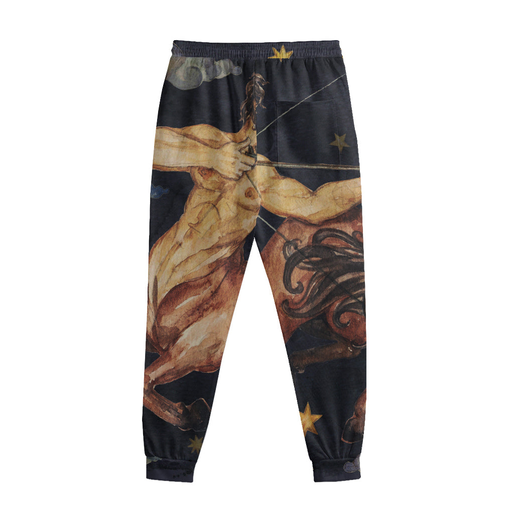 Watercolor Sagittarius Zodiac Sign Print Sweatpants