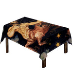 Watercolor Sagittarius Zodiac Sign Print Tablecloth