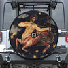 Watercolor Sagittarius Zodiac Sign Print Tire Cover With Camera Hole