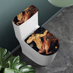 Watercolor Sagittarius Zodiac Sign Print Toilet Lid And Tank Cover Set