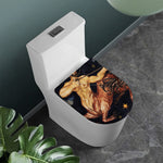 Watercolor Sagittarius Zodiac Sign Print Toilet Lid Cover
