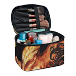 Watercolor Sagittarius Zodiac Sign Print Travel Makeup Bag