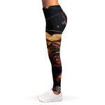 Watercolor Sagittarius Zodiac Sign Print Women's Leggings