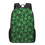 Watercolor Saint Patrick's Day Print 17 Inch Backpack