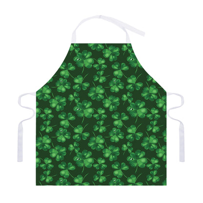 Watercolor Saint Patrick's Day Print Adjustable Apron