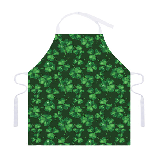 Watercolor Saint Patrick's Day Print Adjustable Apron