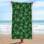 Watercolor Saint Patrick's Day Print Beach Towel