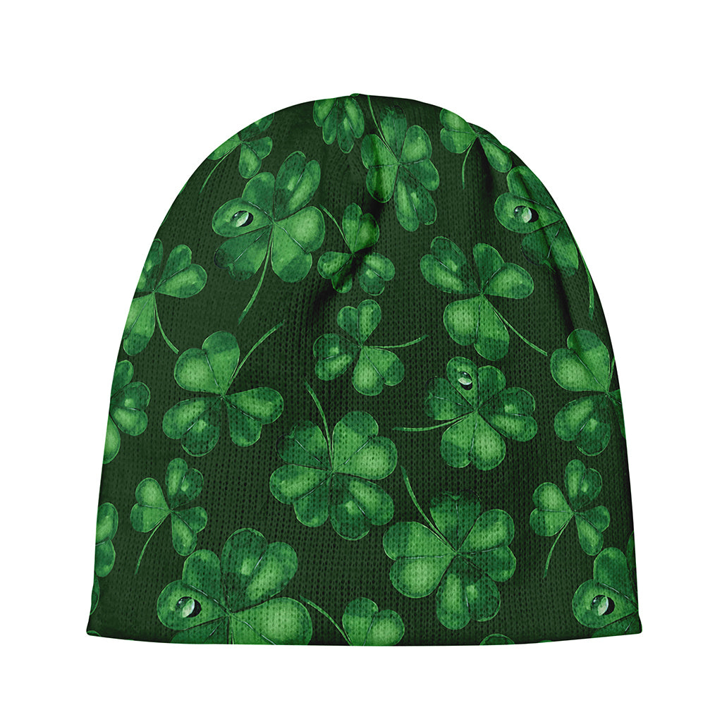 Watercolor Saint Patrick's Day Print Beanie