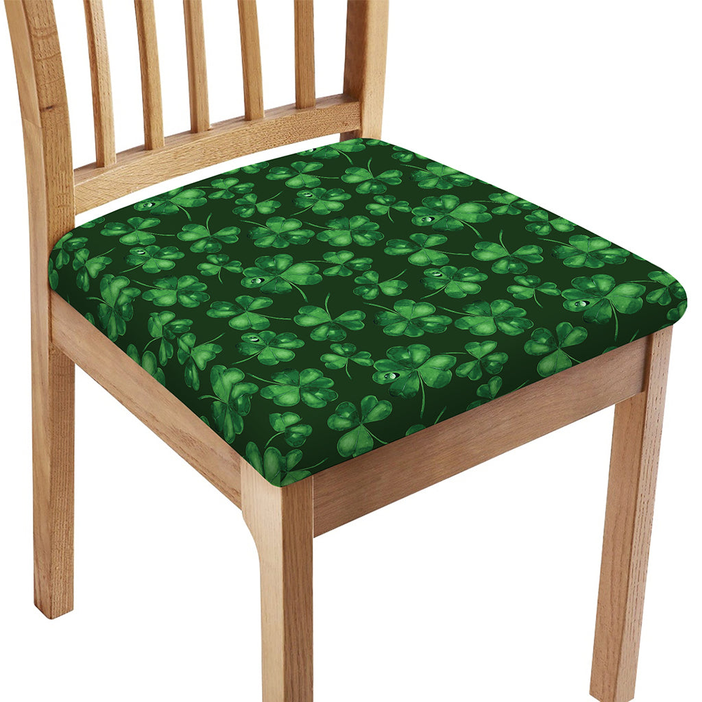 Watercolor Saint Patrick's Day Print Chair Cushion Cover