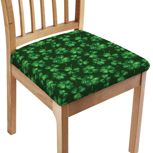 Watercolor Saint Patrick's Day Print Chair Cushion Cover