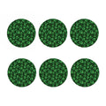 Watercolor Saint Patrick's Day Print Coaster Set