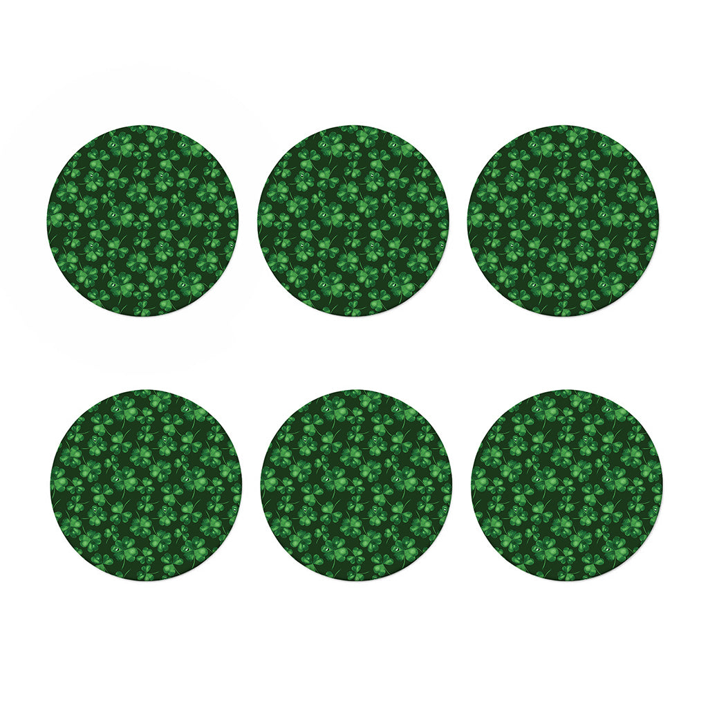 Watercolor Saint Patrick's Day Print Coaster Set