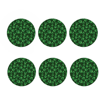 Watercolor Saint Patrick's Day Print Coaster Set
