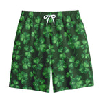 Watercolor Saint Patrick's Day Print Cotton Shorts
