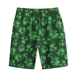 Watercolor Saint Patrick's Day Print Cotton Shorts