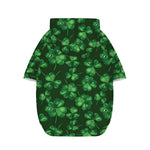 Watercolor Saint Patrick's Day Print Dog Zip Up Hoodie