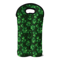 Watercolor Saint Patrick's Day Print Double Neoprene Wine Tote