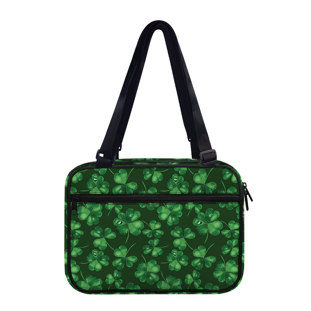 Watercolor Saint Patrick's Day Print Double Strap Bible Bag