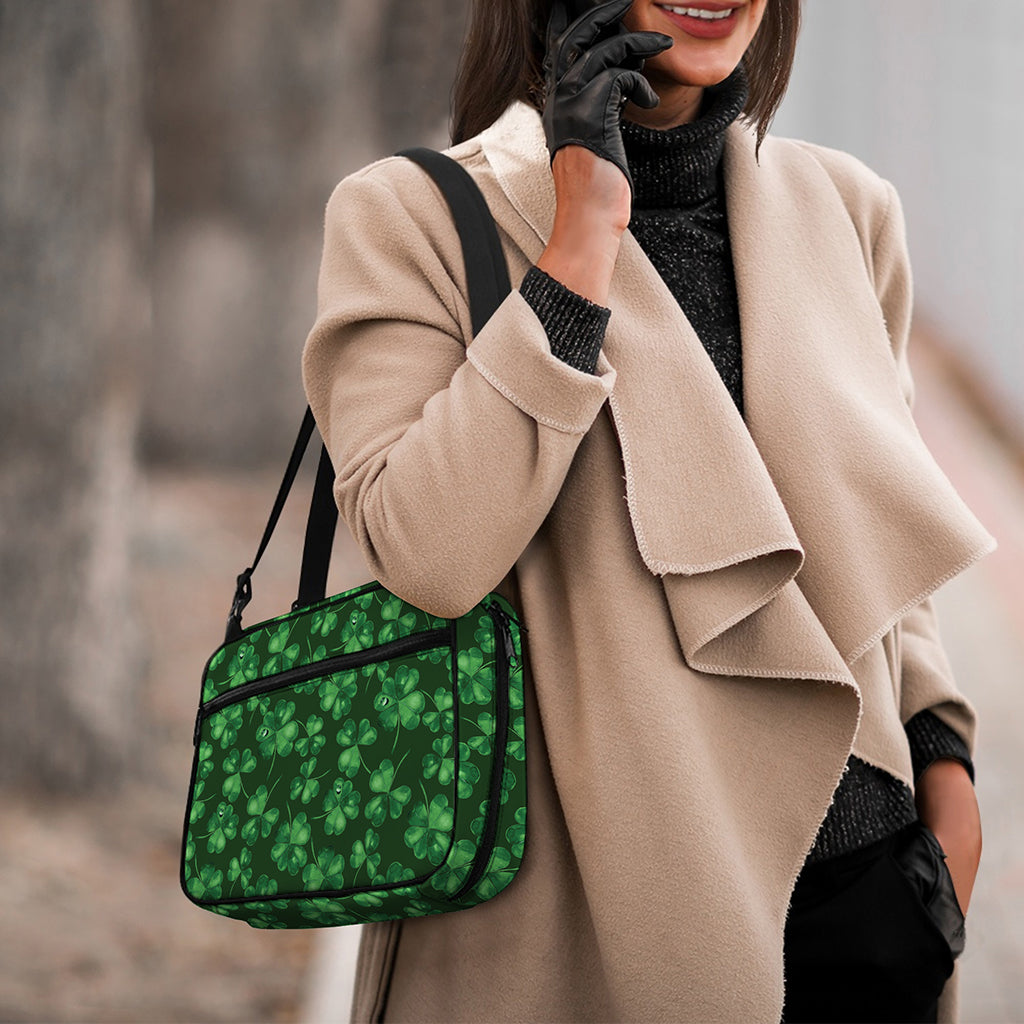 Watercolor Saint Patrick's Day Print Double Strap Bible Bag