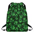 Watercolor Saint Patrick's Day Print Drawstring Backpack