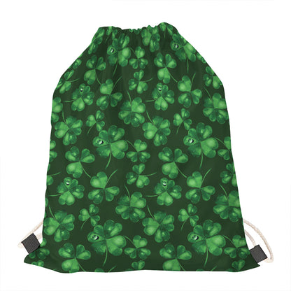 Watercolor Saint Patrick's Day Print Drawstring Bag