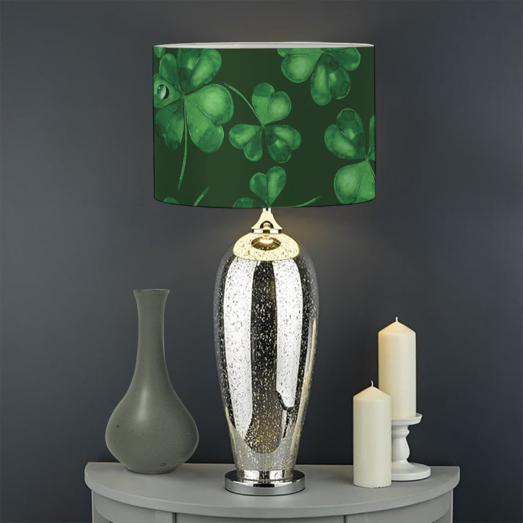 Watercolor Saint Patrick's Day Print Drum Lamp Shade