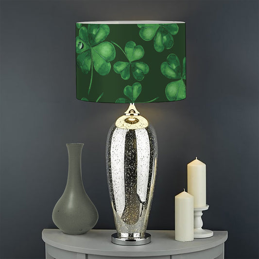 Watercolor Saint Patrick's Day Print Drum Lamp Shade