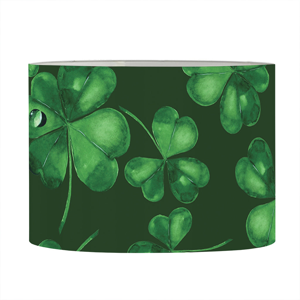 Watercolor Saint Patrick's Day Print Drum Lamp Shade