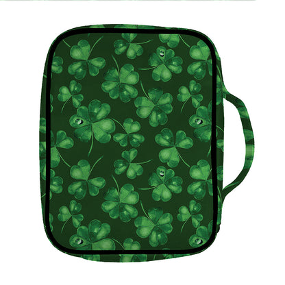 Watercolor Saint Patrick's Day Print Front Pocket Bible Bag