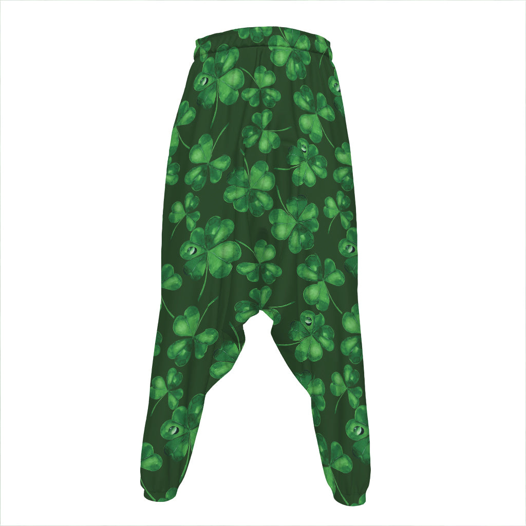 Watercolor Saint Patrick's Day Print Hammer Pants