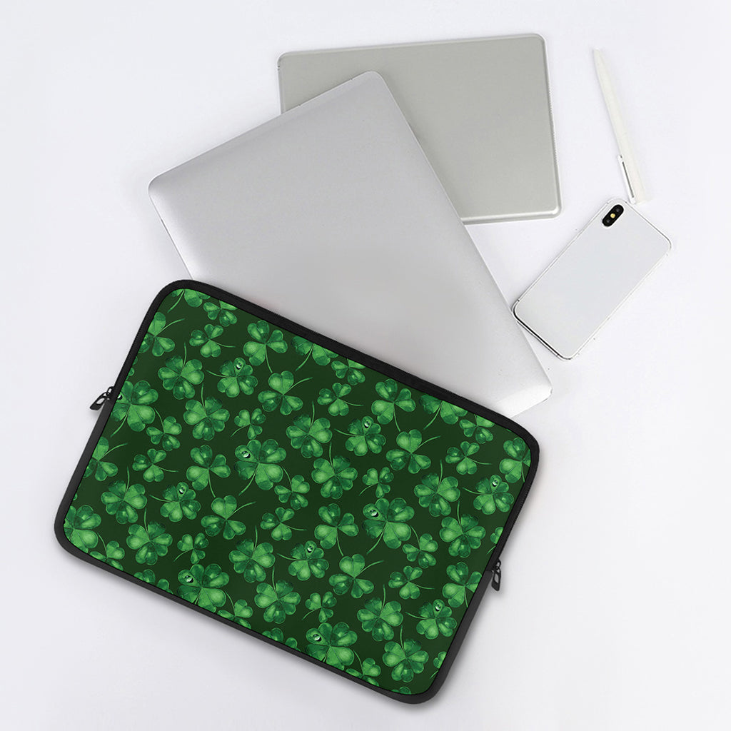 Watercolor Saint Patrick's Day Print Laptop Sleeve