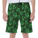 Watercolor Saint Patrick's Day Print Men's Beach Shorts