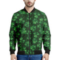 Watercolor Saint Patrick's Day Print Men's Bomber Jacket
