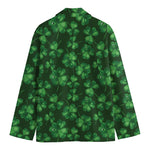 Watercolor Saint Patrick's Day Print Men's Cotton Blazer