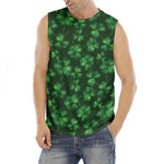 Watercolor Saint Patrick's Day Print Men's Fitness Tank Top