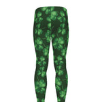 Watercolor Saint Patrick's Day Print Men's leggings