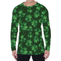 Watercolor Saint Patrick's Day Print Men's Long Sleeve T-Shirt