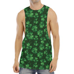 Watercolor Saint Patrick's Day Print Men's Muscle Tank Top