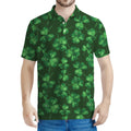 Watercolor Saint Patrick's Day Print Men's Polo Shirt